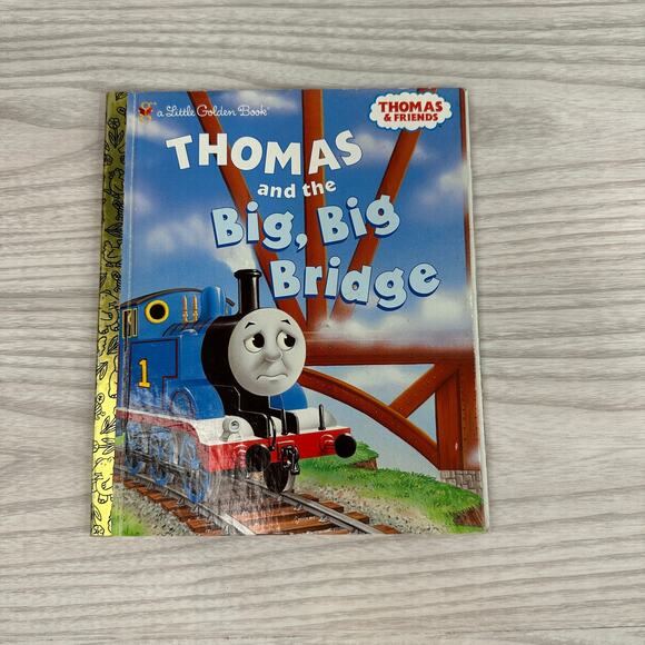 Thomas & Friends: Big Big Bridge Little Golden Book 2001 Hardcover Collectible - Picture 1 of 6